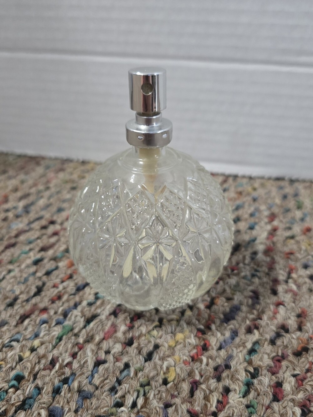 EMPTY Glass Perfume Bottle Sprayer 3.3 Fl Oz Demi-jour France Parfums Houbigant